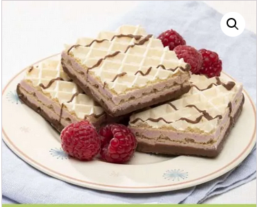 Raspberry Protein Wafer Bars