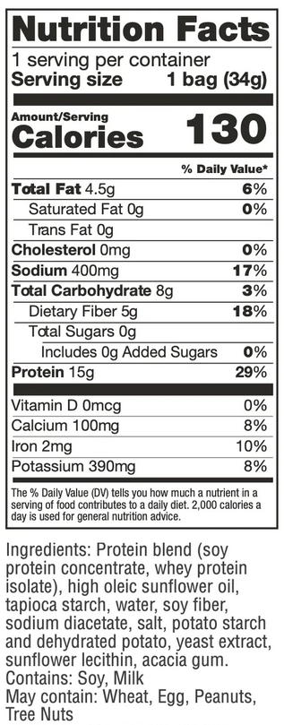 Sea Salt & Vinegar Protein Chips - 15g