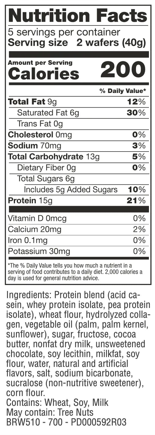 Vanilla Protein Wafer Bar