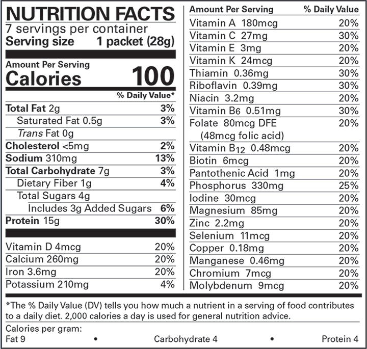 Advanced Chocolate Peanut Butter Shakes and Pudding Meal Replacement 15g