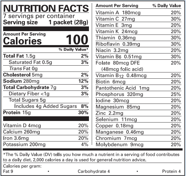 Advanced Chocolate Shakes and Pudding Meal Replacement 15g (Replaces W&I Shakes)