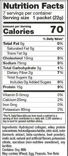 Peach Mango Protein Fruit Drink Mix