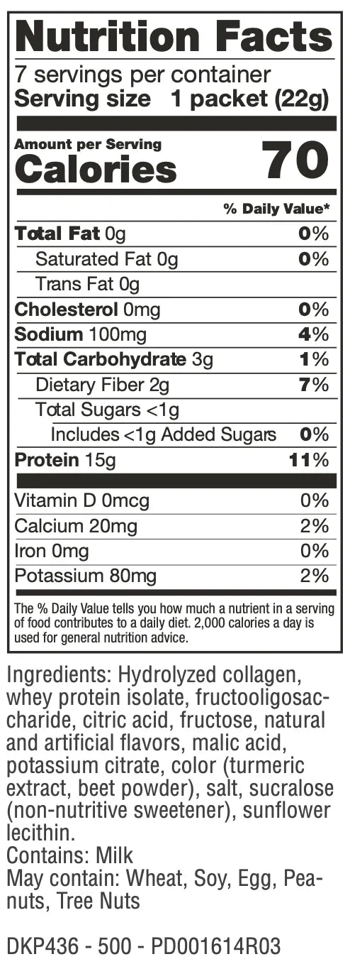 Strawberry Kiwi Protein Fruit Drink Mix