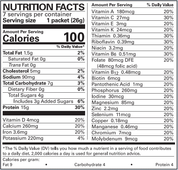 20 Pack 1/2 Chocolate & 1/2 Vanilla Shakes and Pudding