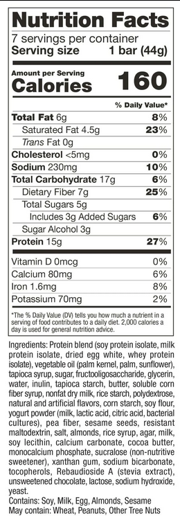 VLC Salted Toffee Pretzel Very Low Carb Protein Bars